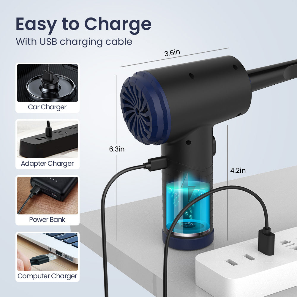 Compressed Air Duster -Computer Mainframeand Keyboard Cleaner-Tankless Air Duster