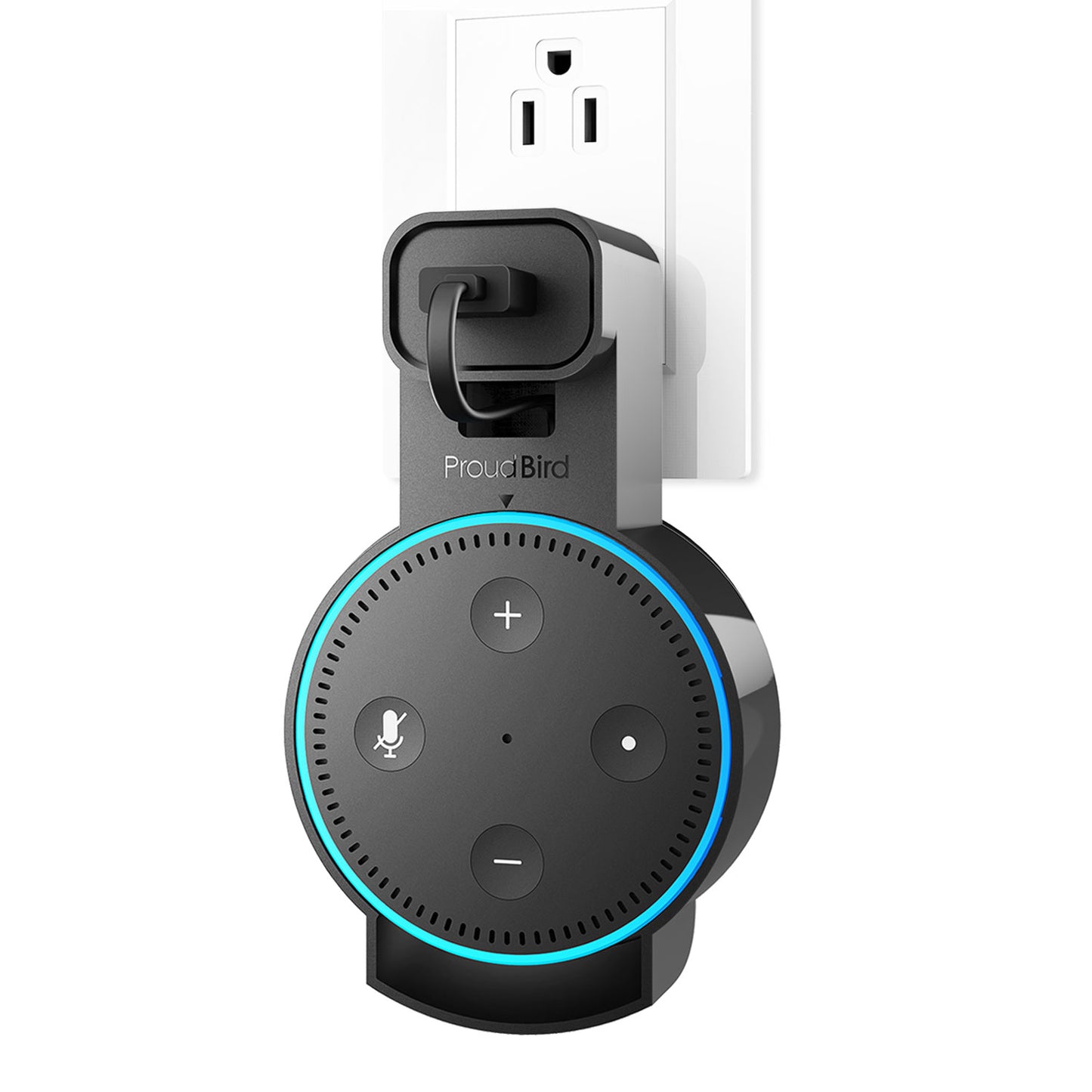 GGMM Amazon Echo Dot 2nd Generation Smart Speaker with Alexa Accessories, P1 Wall Mount