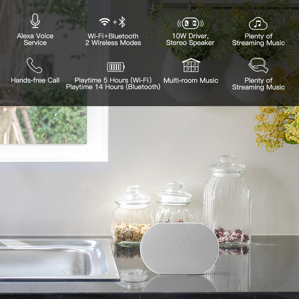 GGMM E2 Smart Speaker with Alexa Voice Control