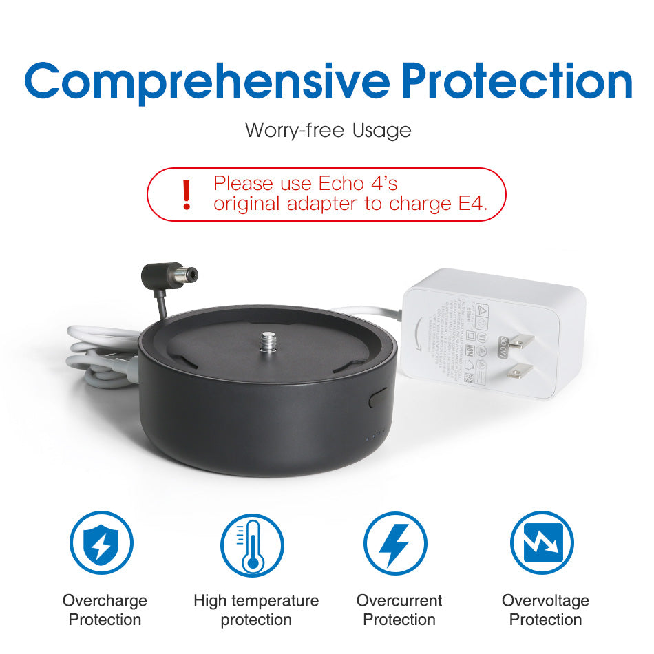 GGMM E4 Battery Base for Smart Speaker 4th Generation