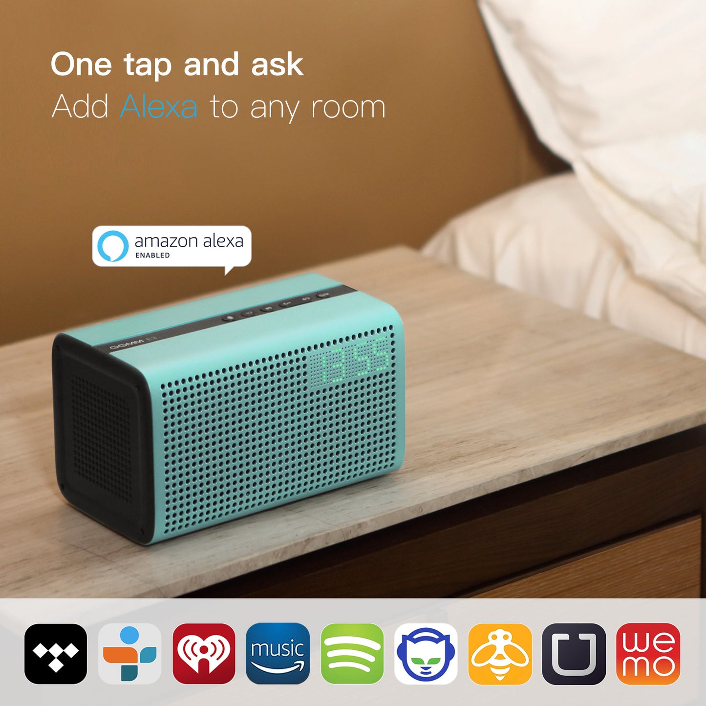 GGMM E3 Smart Speaker with Alexa Voice Control