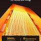GGMM Energy-Saving 2000W Oscillating Fan Heater with Timer & Safety Protection