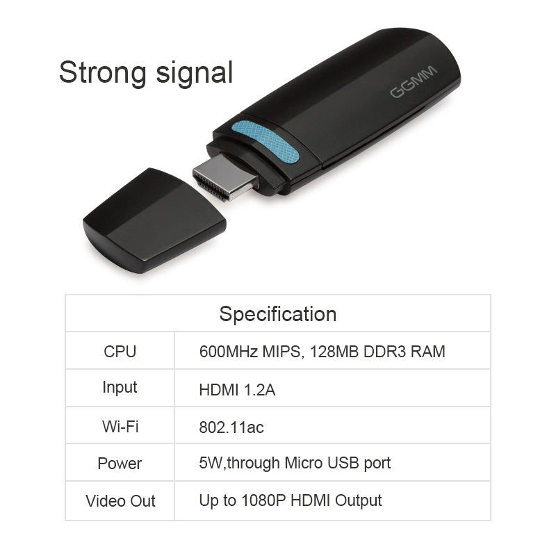 GGMM WiFi Wireless Screen Mirroring Dongle