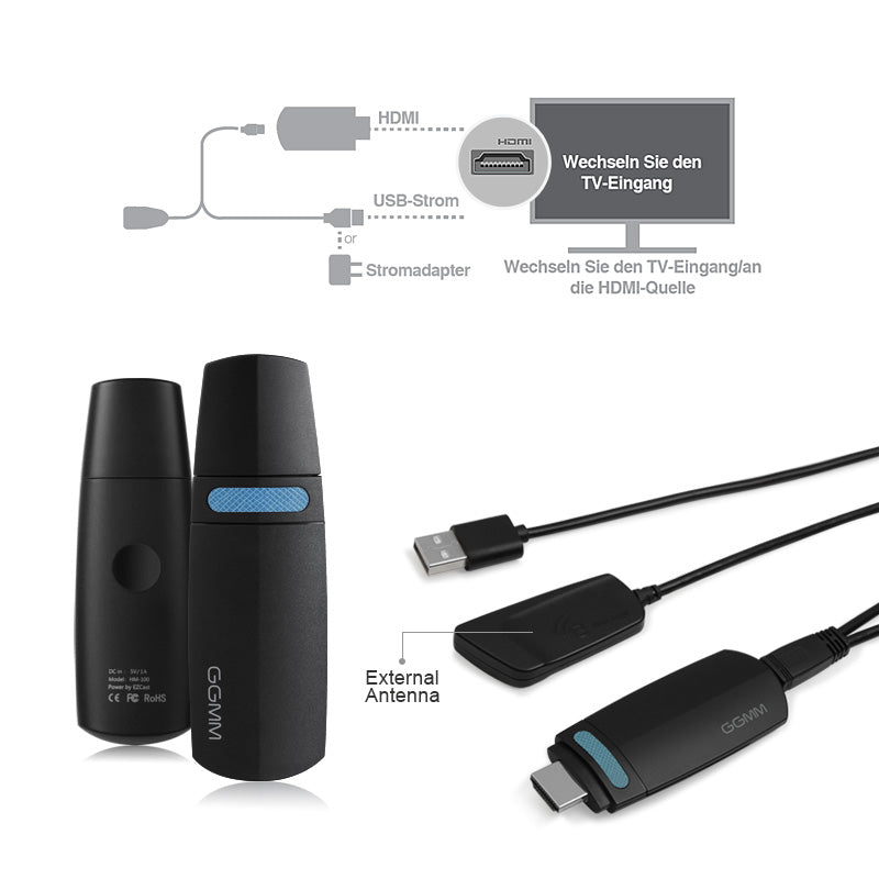 GGMM WiFi Wireless Screen Mirroring Dongle