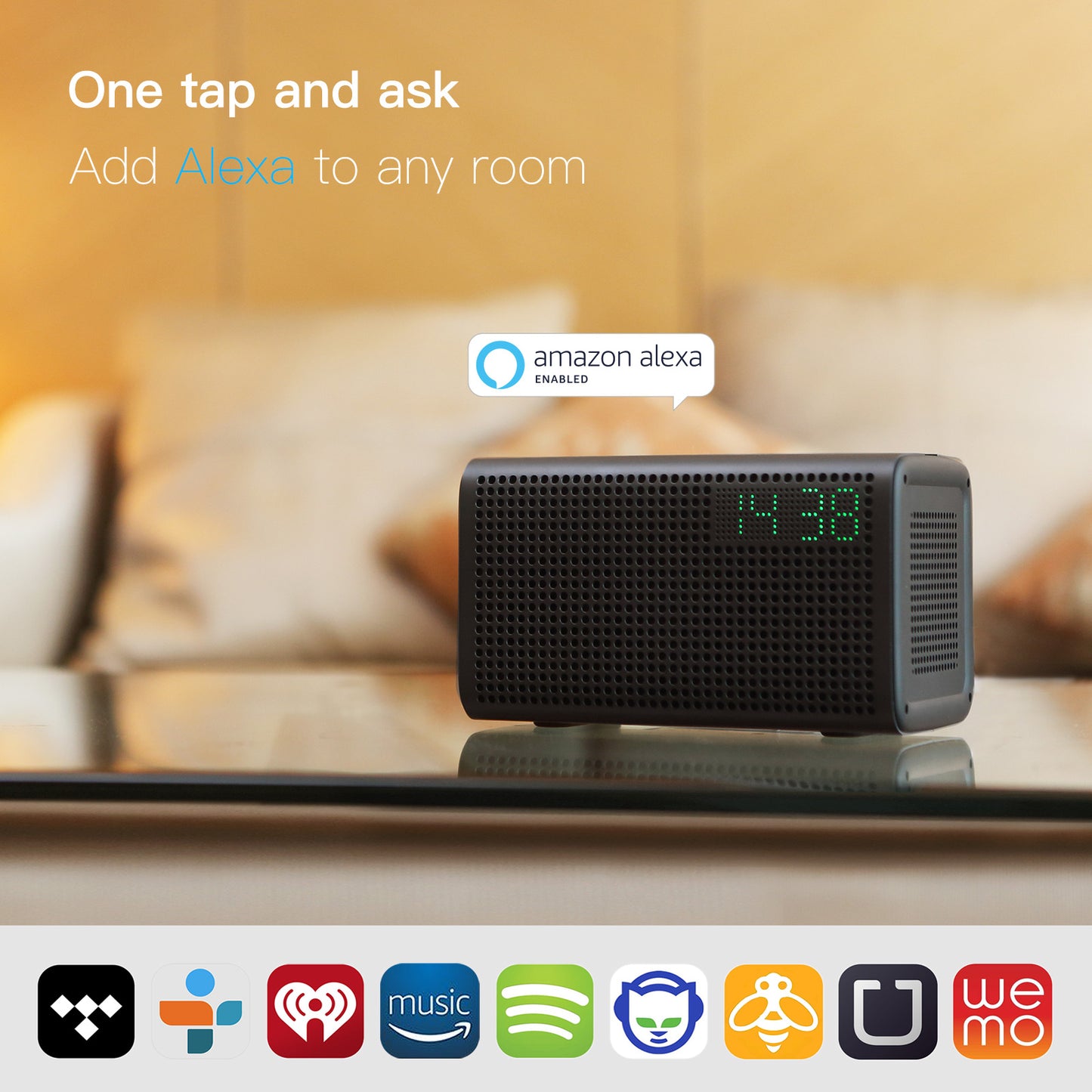 GGMM E3 Smart Speaker with Alexa Voice Control