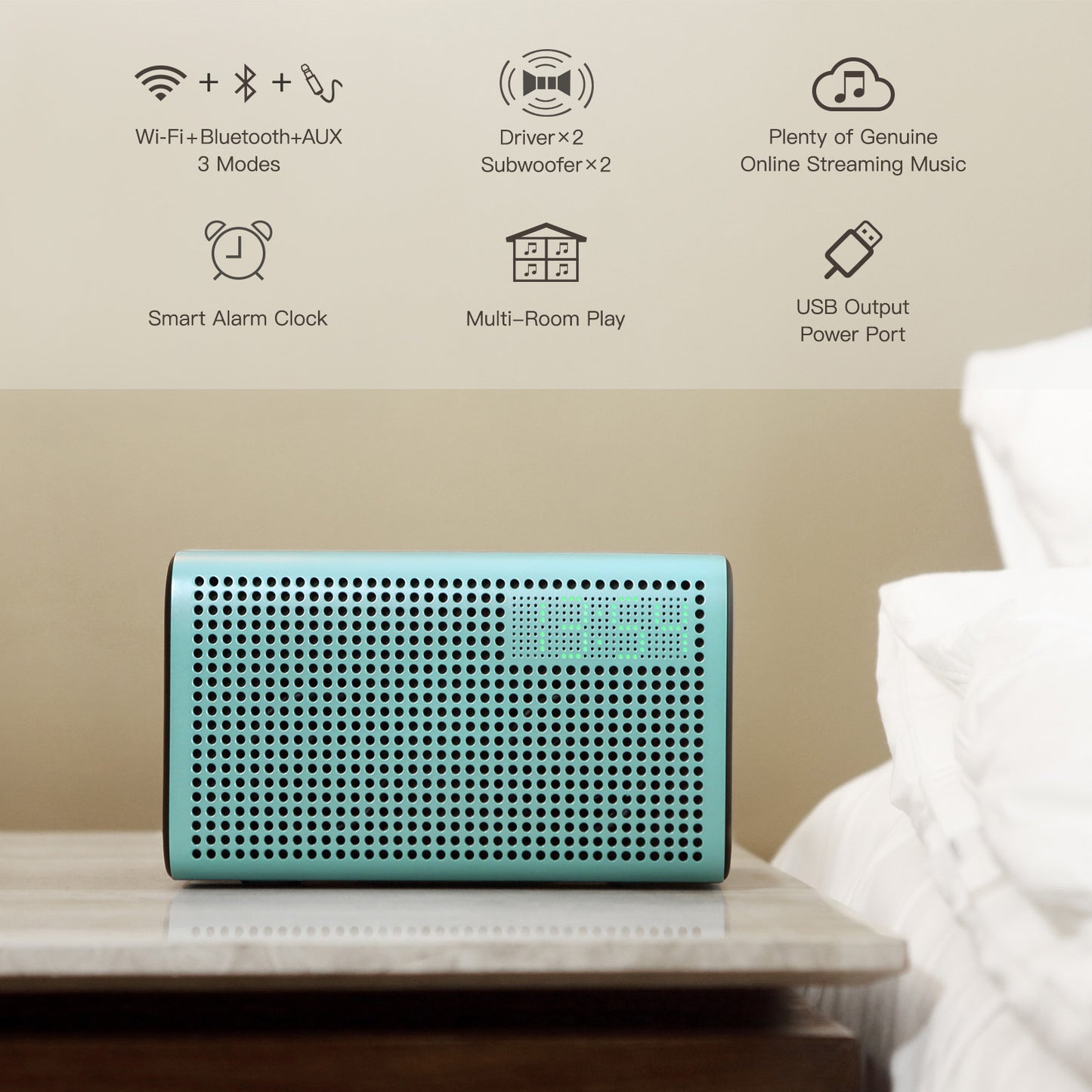 GGMM E3 Smart Speaker with Alexa Voice Control