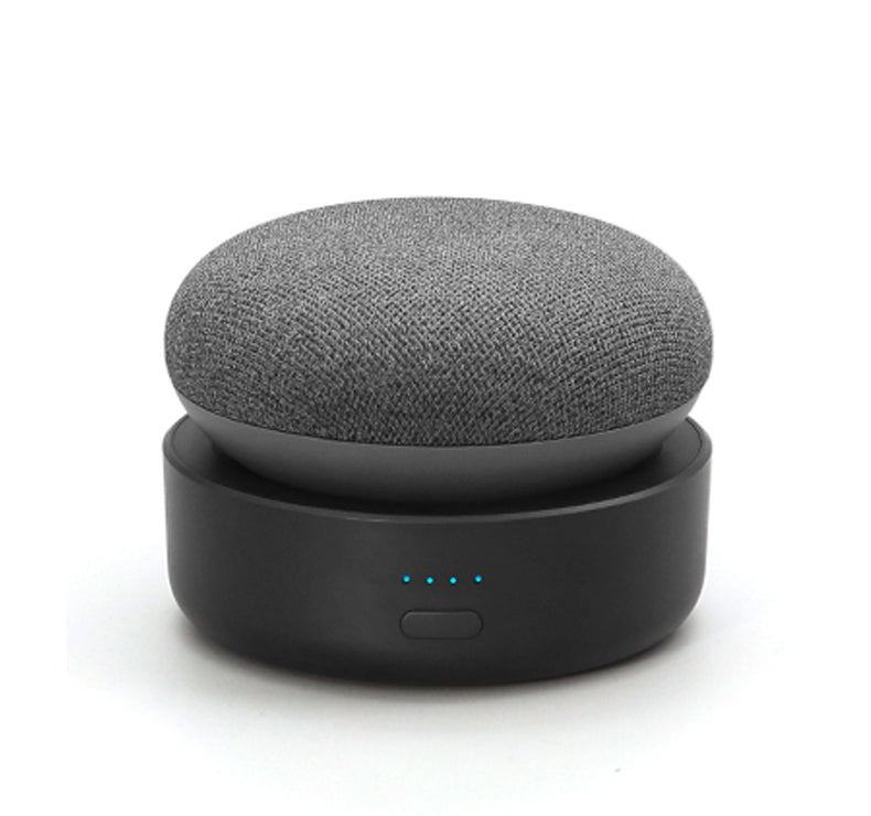 dot genie google home mini nest 2nd gen backpack GGMM® N2 Battery Base for Google Nest Mini 2nd Gen Battery Case – GGMM.com